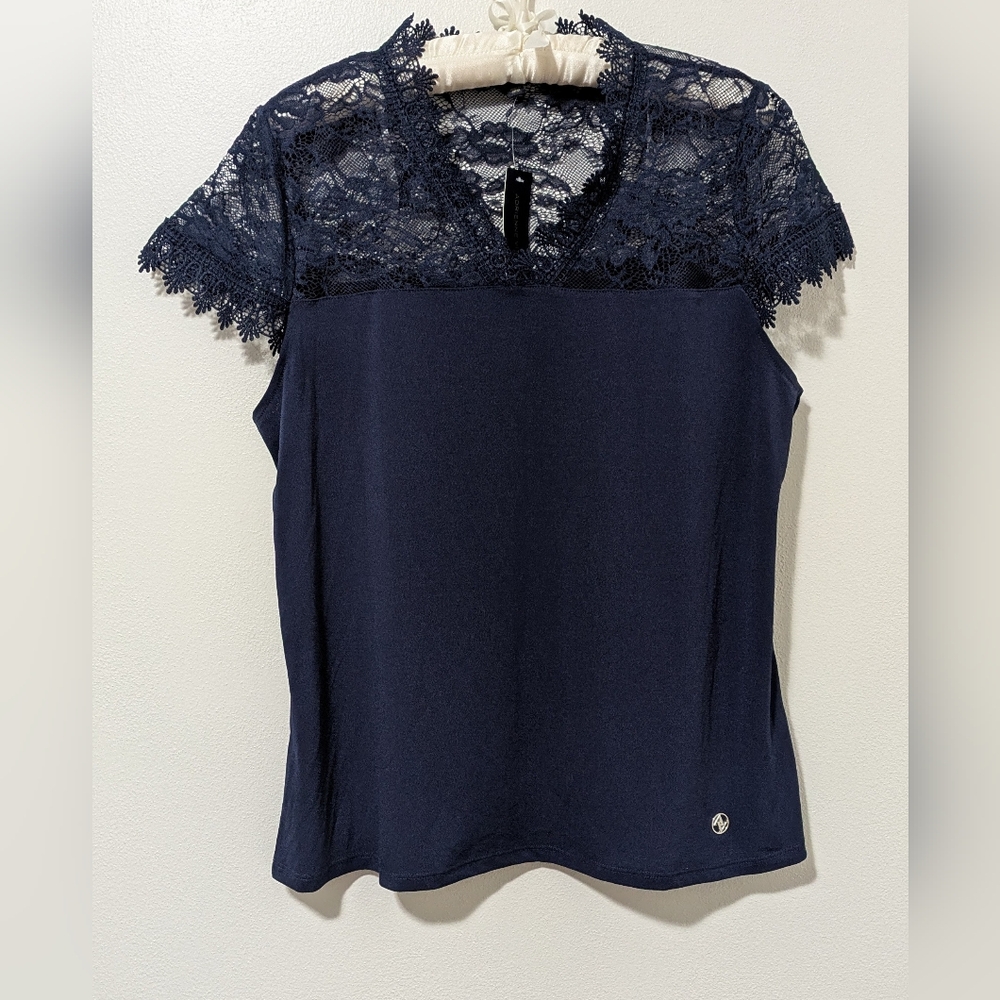 Adrienne Vittadini SS Top - NWT
